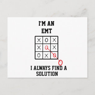 Im An Emt I Always Find A Solution  Postcard