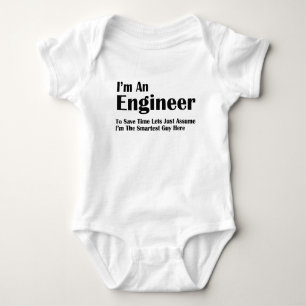 i'm an engineer baby bodysuit