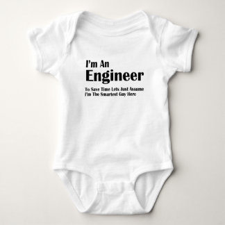 i'm an engineer baby bodysuit