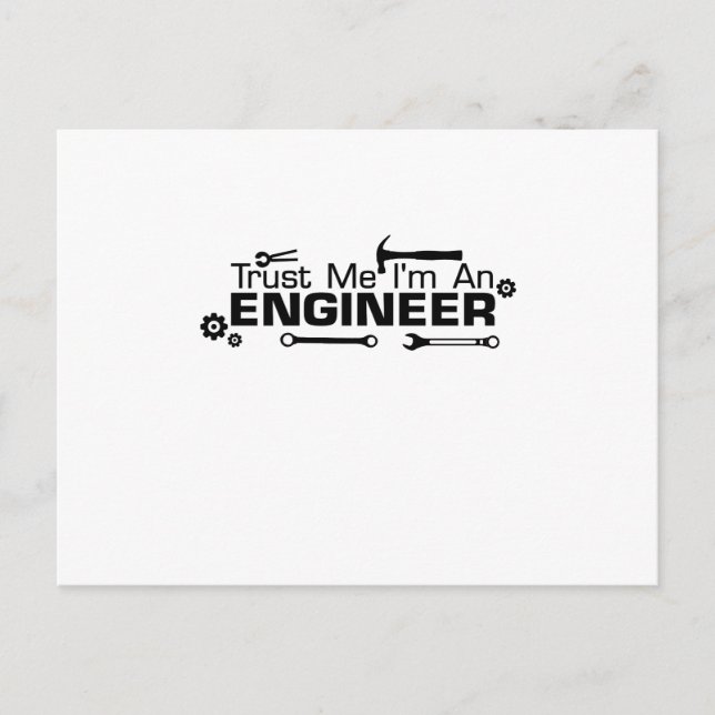 I'm an Engineer , Gift For Engineer Postcard (Front)