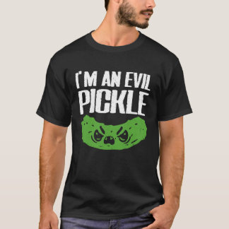 I'm An Evil Pickle Halloween Costume  Cucumber T-Shirt