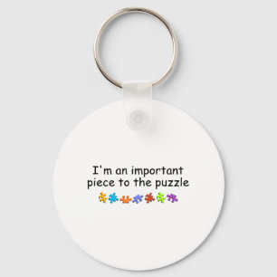 I'm An Important Piece Of The Puzzle (PP) Key Ring