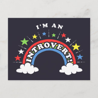 I'm An Introvert Postcard