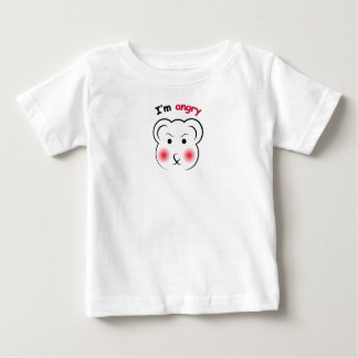 I'm Angry Bear – Cute Minimalist Mood Design Baby T-Shirt