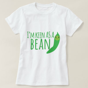 I'm as keen as a bean with cute kawaii beanie T-Shirt