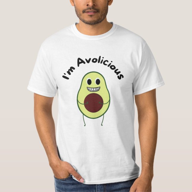 I'm Avolicious - Funny Fruit Pun       T-Shirt (Front)