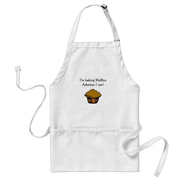im baking muffins asbestos i can standard apron (Front)