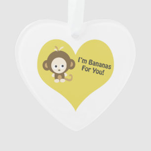 Im Bananas for You Monkey Ornament