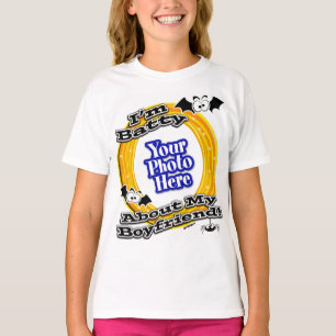 I'm Batty About My Boyfriend Photo White T-Shirt