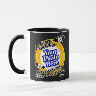 I'm Batty About My Girlfriend Photo Black Mug