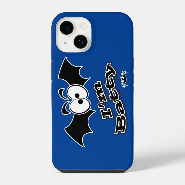 I'm Batty Crazy Eyes iPhone Case (Back)