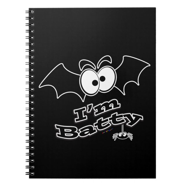I'm Batty Crazy Eyes Notebook (Front)