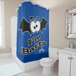 I'm Batty Crazy Eyes Shower Curtain
