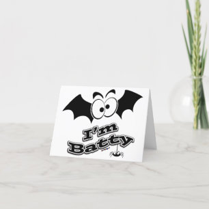 I'm Batty Crazy Eyes Thank You Card