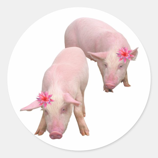 I'm Beautiful Classic Round Sticker (Front)