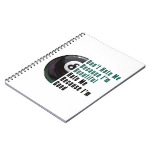 Im Beautiful Im Good 8 Ball Notebook