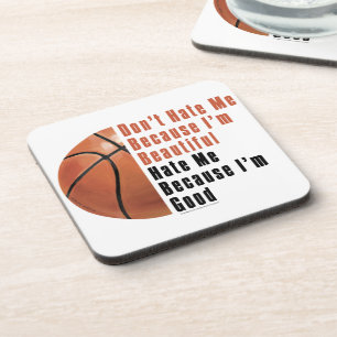 Im Beautiful Im Good Basketball Coaster