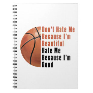 Im Beautiful Im Good Basketball Notebook
