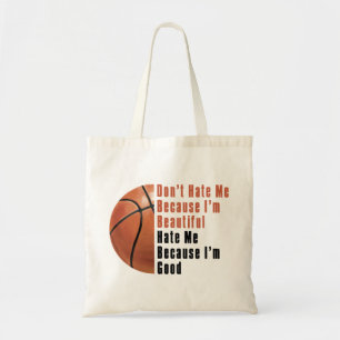 Im Beautiful Im Good Basketball Tote Bag