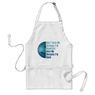 Im Beautiful Im Good  Bowling Blue Standard Apron