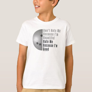 Im Beautiful Im Good Bowling Grey T-Shirt