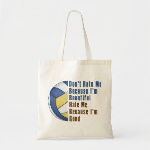Im Beautiful Im Good Volleyball Tote Bag