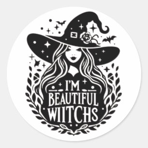 I'm Beautiful witch Stickers