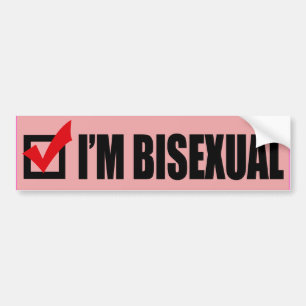 I'M BISEXUAL - (2).png Bumper Sticker