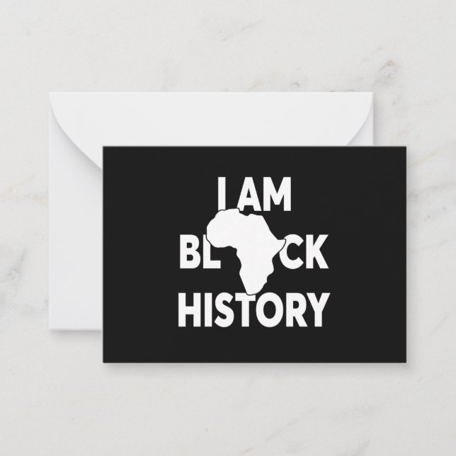 I'm Black History Black Lives Matter Card (Front)