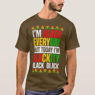 I'm Blackity Black African American Men Women June T-Shirt