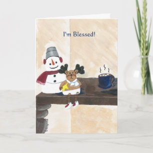 Im Blessed Holiday Card