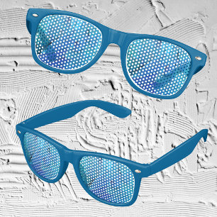 I'm blue - Macaw feathers Aviator Sunglasses