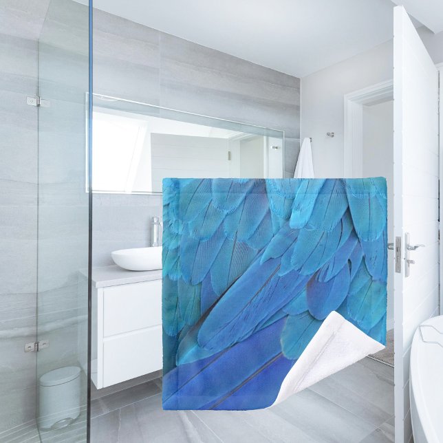 I'm blue - Macaw feathers Wash Cloth (Creator Uploaded)