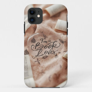 I'm Book Lover Heart-Shaped Mobile Case