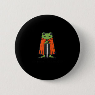 I'm Burnt Out M'lord Funny Knight Frog Meme Boys M 6 Cm Round Badge