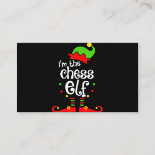 im  chess elf xmas family friend christmas gift business card