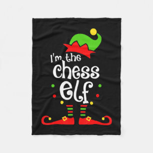 im  chess elf xmas family friend christmas gift fleece blanket