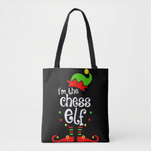 im  chess elf xmas family friend christmas gift tote bag