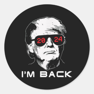 I'm Ck Trump 2024 Patriotic Take America Ck Electi Classic Round Sticker