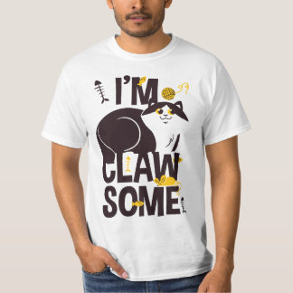 I'm Clawsome – Funny Cat Lover T-Shirt