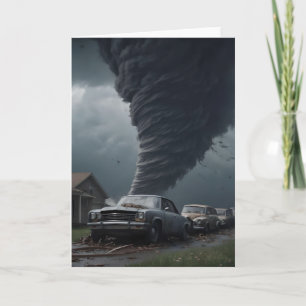 I'M COMING TO TOWN TORNADO CARD