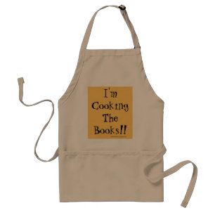 I'm Cooking The Books! Funny Financial Pun Standard Apron