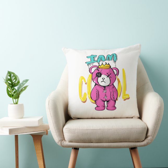 I'm Cool Bear – Too Chill to Handle! Cushion (Chair)