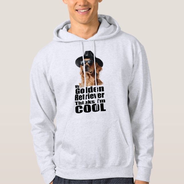 I'm Cool Golden Retriever Hoodie (Front)