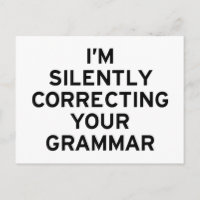 I'm Correcting Grammar