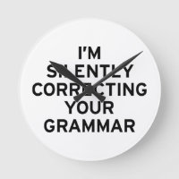 I'm Correcting Grammar