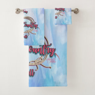 I'm Country Y'all, Cowgirl Bath Towel Set