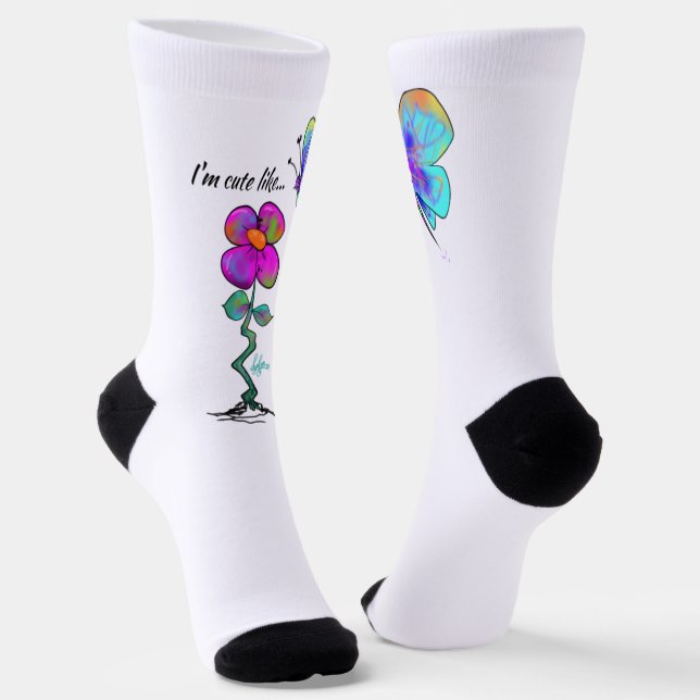I'm cute like... socks (Angled)