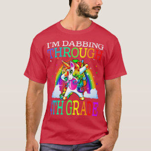 I'm Dabbing Through 4th Grade Back To School Unico T-Shirt