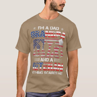 I'm Dad Grandpa And A Veteran Proud US Veteran Fat T-Shirt